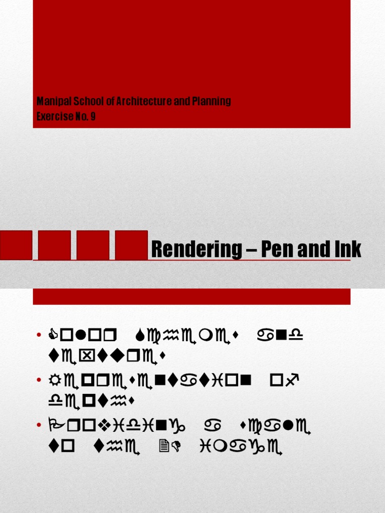 Rendering Techniques in Architecture | PDF