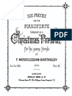 Mendelssohn - Op. 72, Six Children Pieces