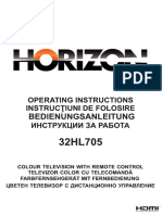 Horizon 32HL705 User Manual