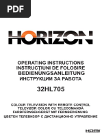 Horizon 32HL705 User Manual