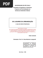 1996 Limonad Os Lugares Da Urbanizacao
