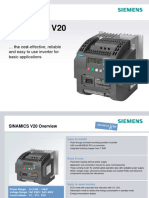 Sinamics V20: The Cost-Effective, Reliable and Easy To Use Inverter For Basic Applications