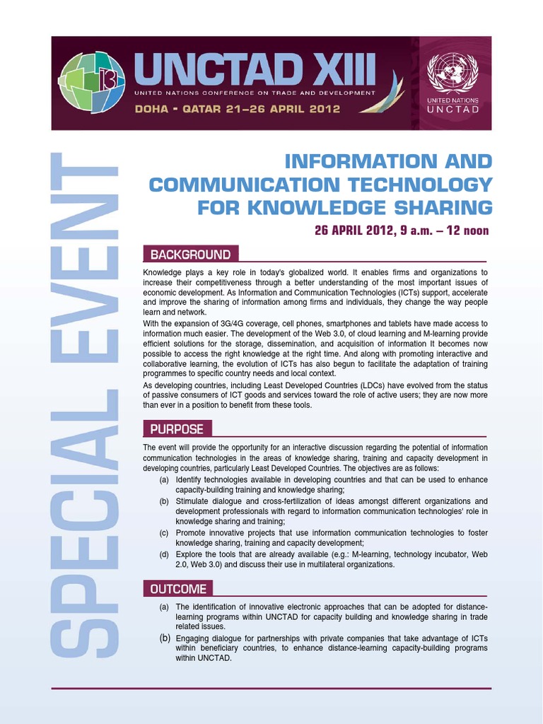 Information and Communication Technology For Knowledge Sharing | PDF ...