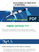 Perkembangan Terakhir Serat Optik Di Indonesia