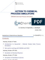 Introduction to Chemical Process Simulators and DWSIM