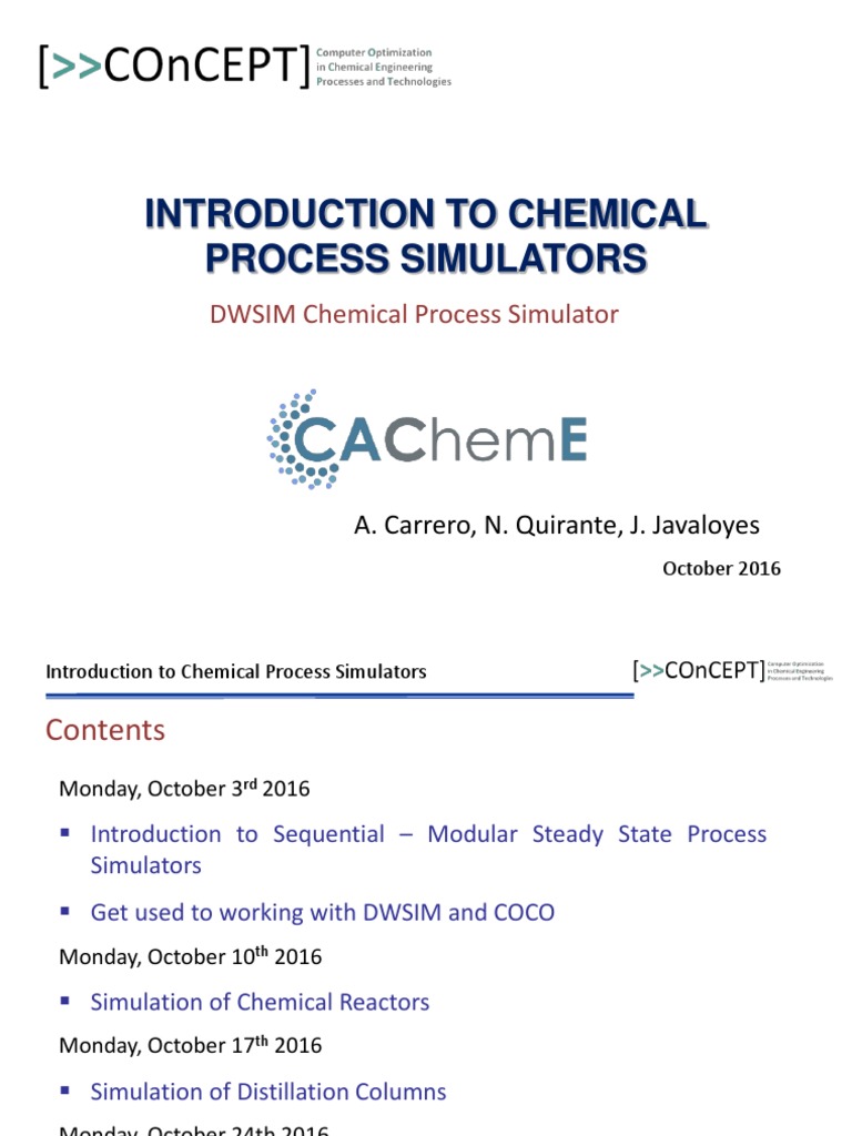 DWSIM and COCO Process Simulation Guide | PDF | Distillation | Phase ...