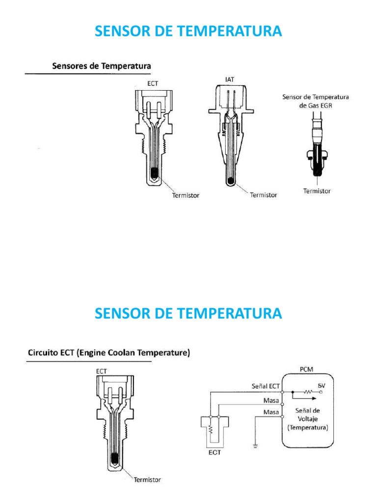 Diagrama de Sensor de Temperatura ECT | PDF | Resistencia Eléctrica y