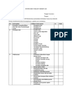 Instrumen Ceklist Observasi