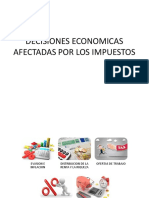 Decisiones Economicas Afectadas Por Los Impuestos