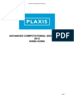 Plaxis Advanced Course Hong Kong 2012 PDF