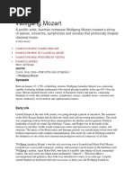 The Mozart Family Legacy PDF Wolfgang Amadeus Mozart  