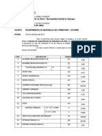 Requerimiento de Material 9 2