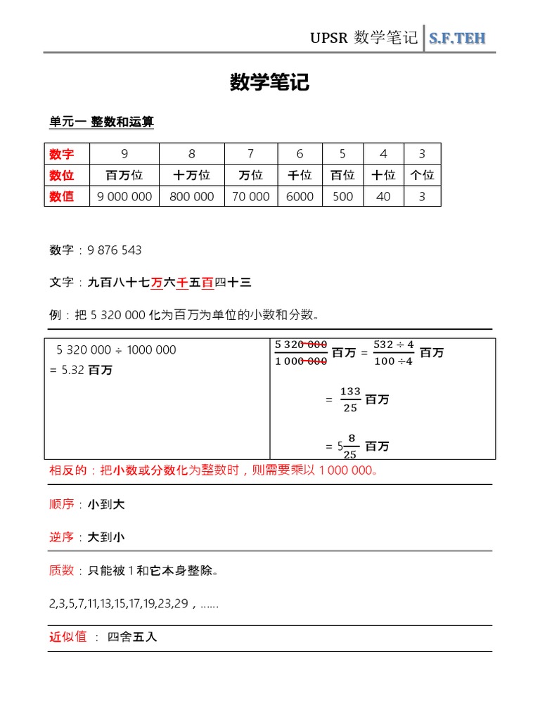 Nota Maths | PDF