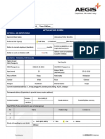 AEGIS Candidate Application Form