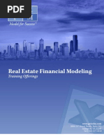 Download Real Estate Financial Modeling Training Brochure by bkirschrefm SN36634528 doc pdf