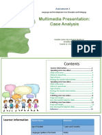 multimedia presentation case analysis