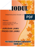 Teknologi Pasca Panen: Youstiana Dwi Rusita, M.Si.,Apt Nutrisia Aquariushinta S., M.Sc.,Apt Suhendriyo, SKM., M.Kes