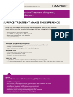 Additives Post Treatment Modification Pigments - Fillers PDF