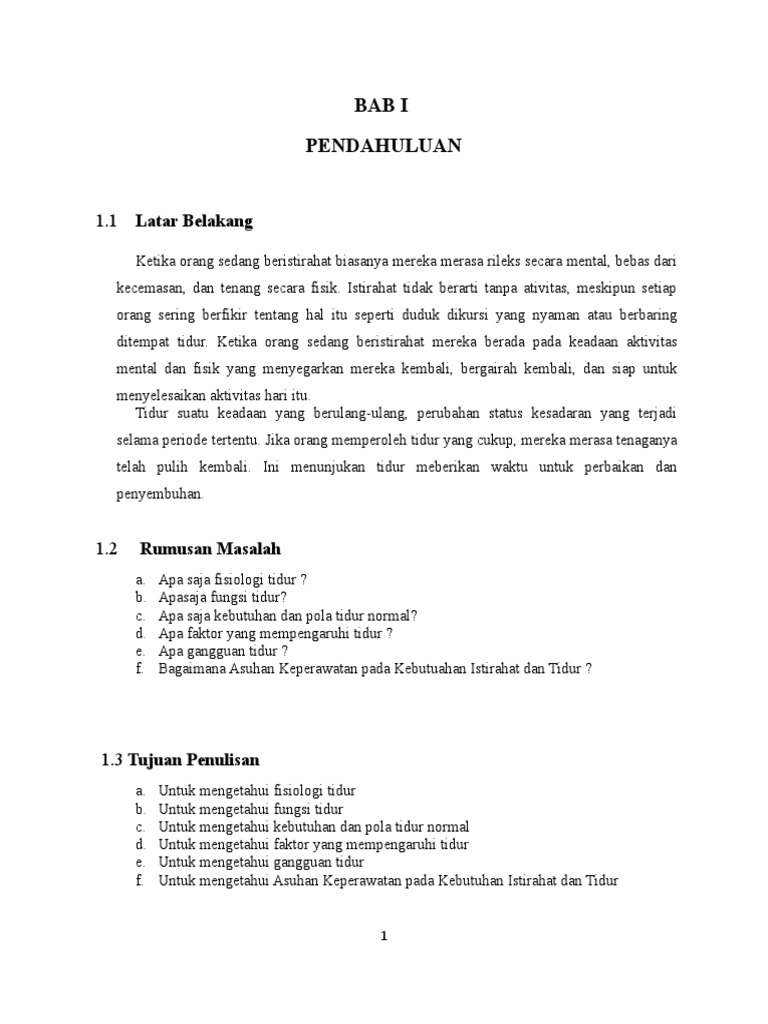 Askep Kebutuhan Istirahat Tidur Askep Kebutuhan Istirahat Tidur