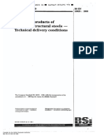 BS EN 10025 (1993) Structural Material Technical Delivery Conditions PDF