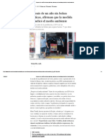 Después de Un Año Sin Bolsas Plásticas, Afirman Que La Medida Perjudicó El Medio Ambiente