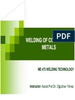 Welding of Commercial Metals