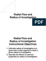 02 - Radial Flow and Radius of Investigation