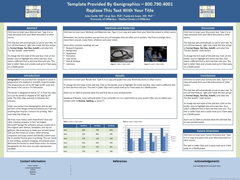 Medical Research Poster Template | PDF | Typefaces | Microsoft Word