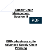 IT in Supply Chain Management Session III