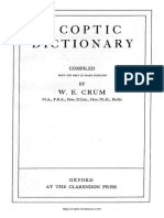 Crum, A Coptic Dictionary