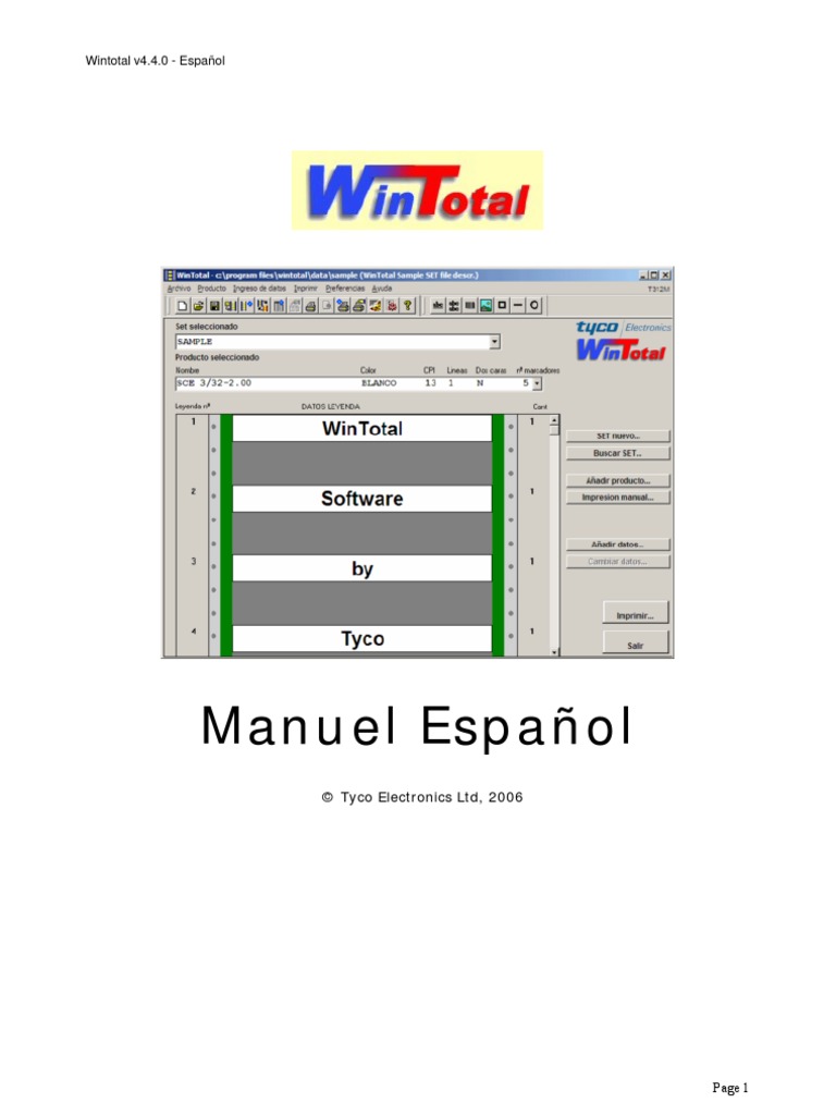 Wintotal Spanish Manual 4-4-00 | PDF | Archivo de computadora | Point ...