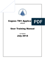 WHOI-Cognos TM1 User Training Manual 2014 218525