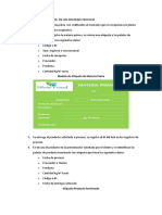 Etiquetdo de Productos en Los Diferenes Procesos