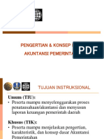 Materi I-Pengertian & Konsep Dasar Akuntansi Pemerintahan