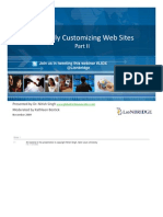 Cultural Customizing Web Sites Part II
