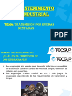 Trasmisión de Ruedas Dentadas