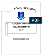 Laporan Tahunan Kelab Badminton 2017