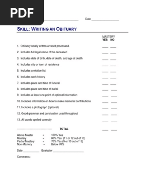 HTR Skills_Writing an Obituary