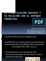 La Planificación Docente y Su Relación Con El