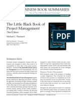 The Little Black Book of Project Mgt