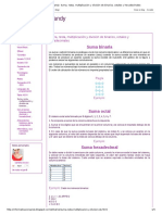 Suma, resta, multiplicación y división binaria, octal y hexadecimal