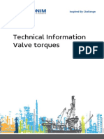 Valve Torques 2015 Catalog 151215