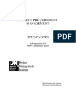 PMP Project Procurement Management