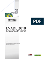 ENADE 2010: Relatório de Curso