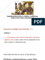 Exploiting West Africa's Children: Trafficking, Slavery and Uneven Development