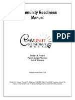 Community Readiness Manual Specific To Problem Gambling Prevention