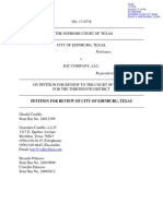 2017 09 22 City of Edinburg V IOC Citys Petition For Review