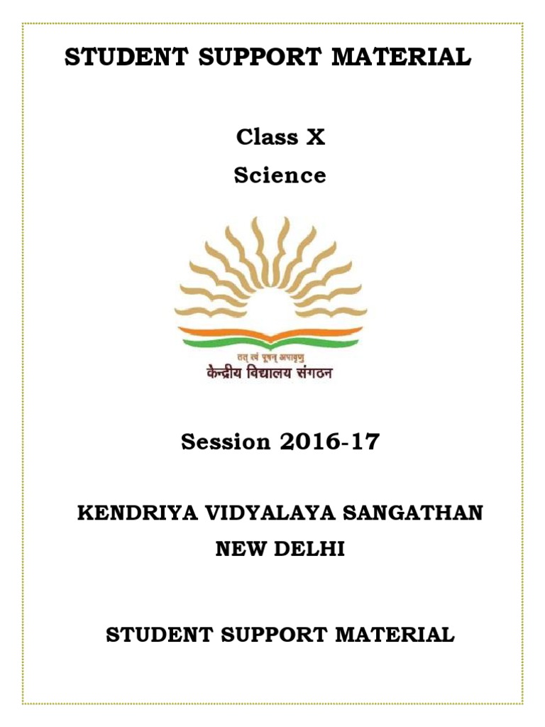 Science Class X Study Material Pdf Nervous System Acid