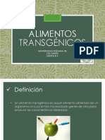 ALIMENTOS TRANSGENICOS