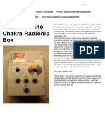 The Cosimano Chakra Radionic Box